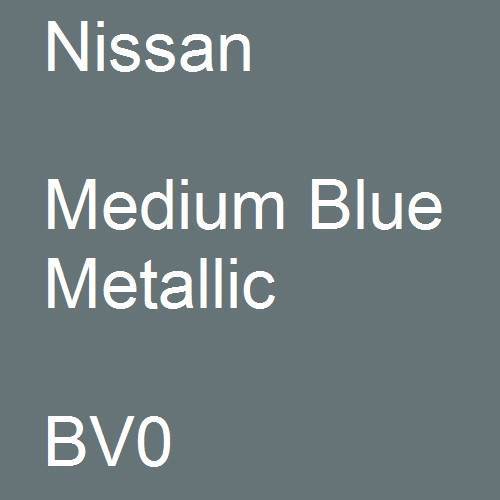 Nissan, Medium Blue Metallic, BV0.